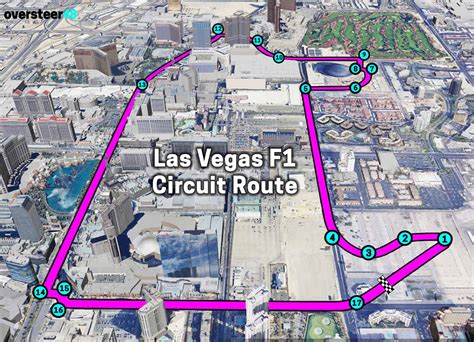 f1 las vegas track route.